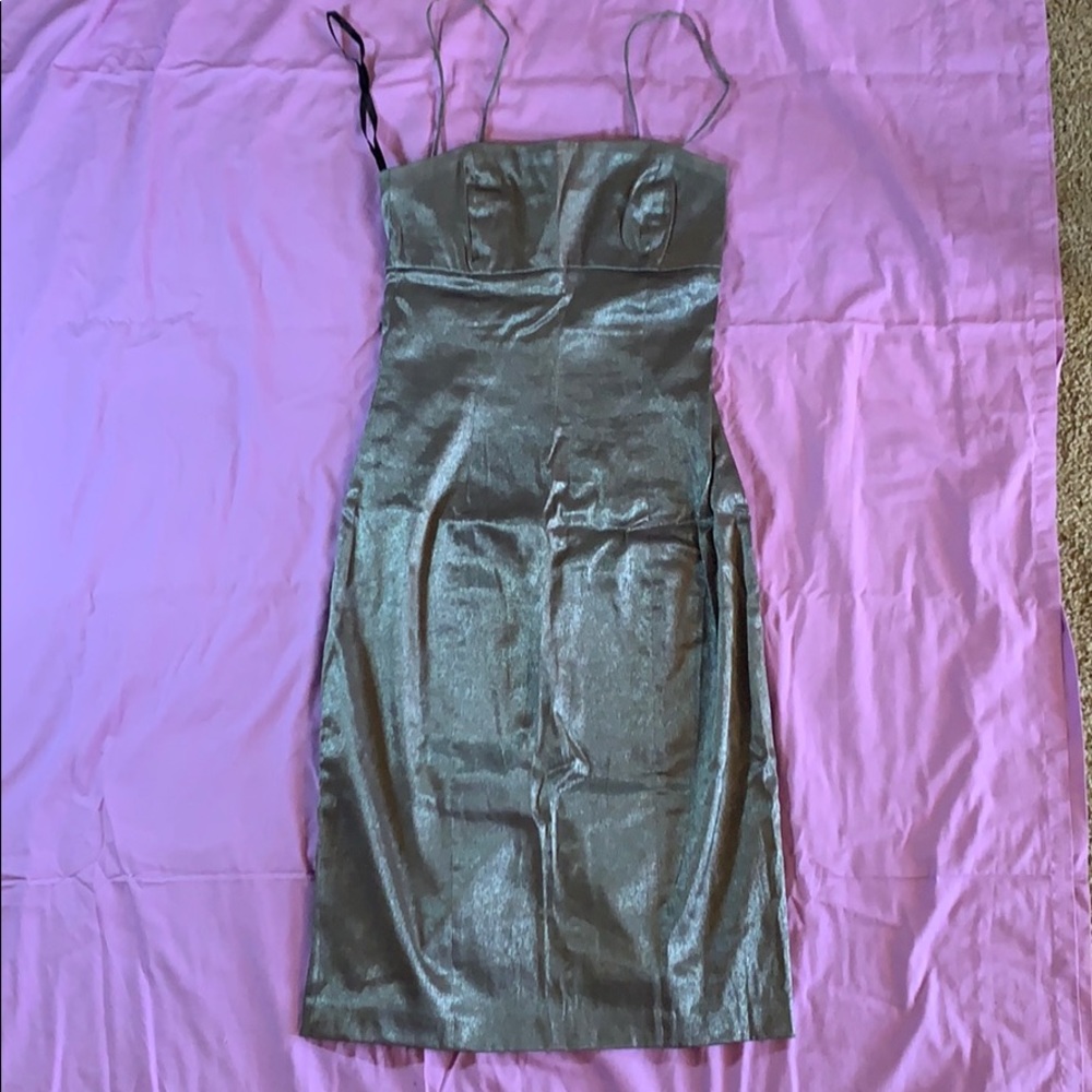 Small Guess dress rayon silver